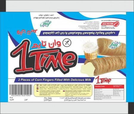 Tyčinka 1Time mliečna 16g / 0,19 € s DPH